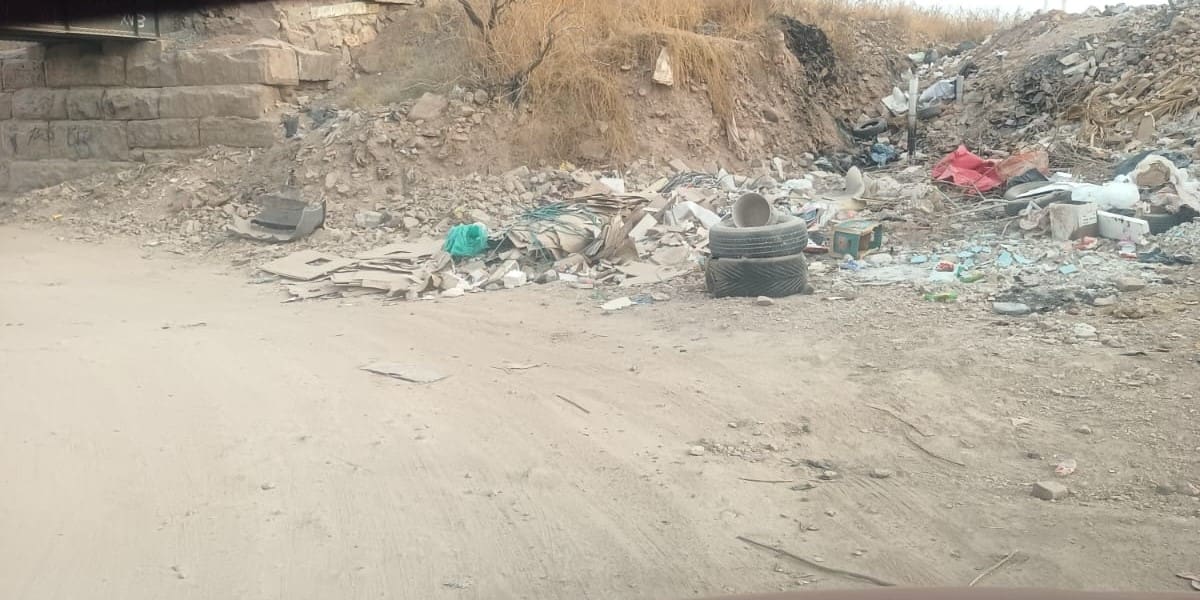 Denuncian basurero clandestino cerca del Centro Comunitario del Porvenir