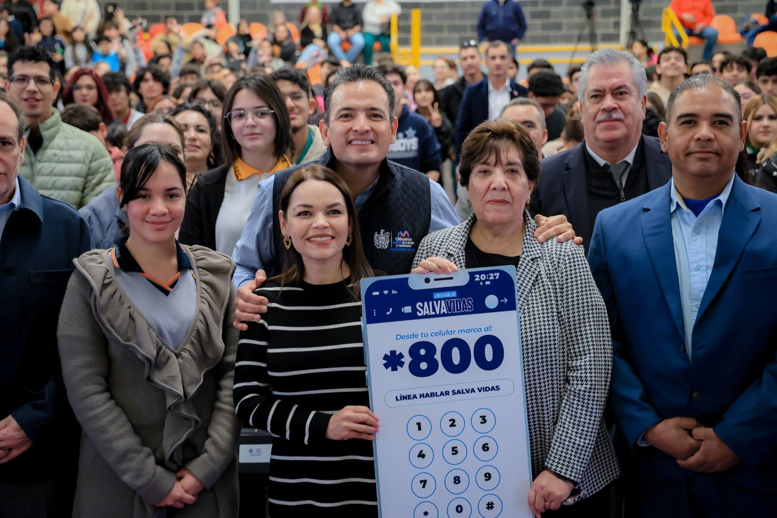 Presenta Bonilla línea de atención a crisis *800