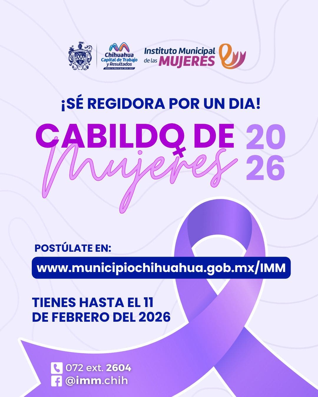 Por cerrar registro para Cabildo de Mujeres 2026