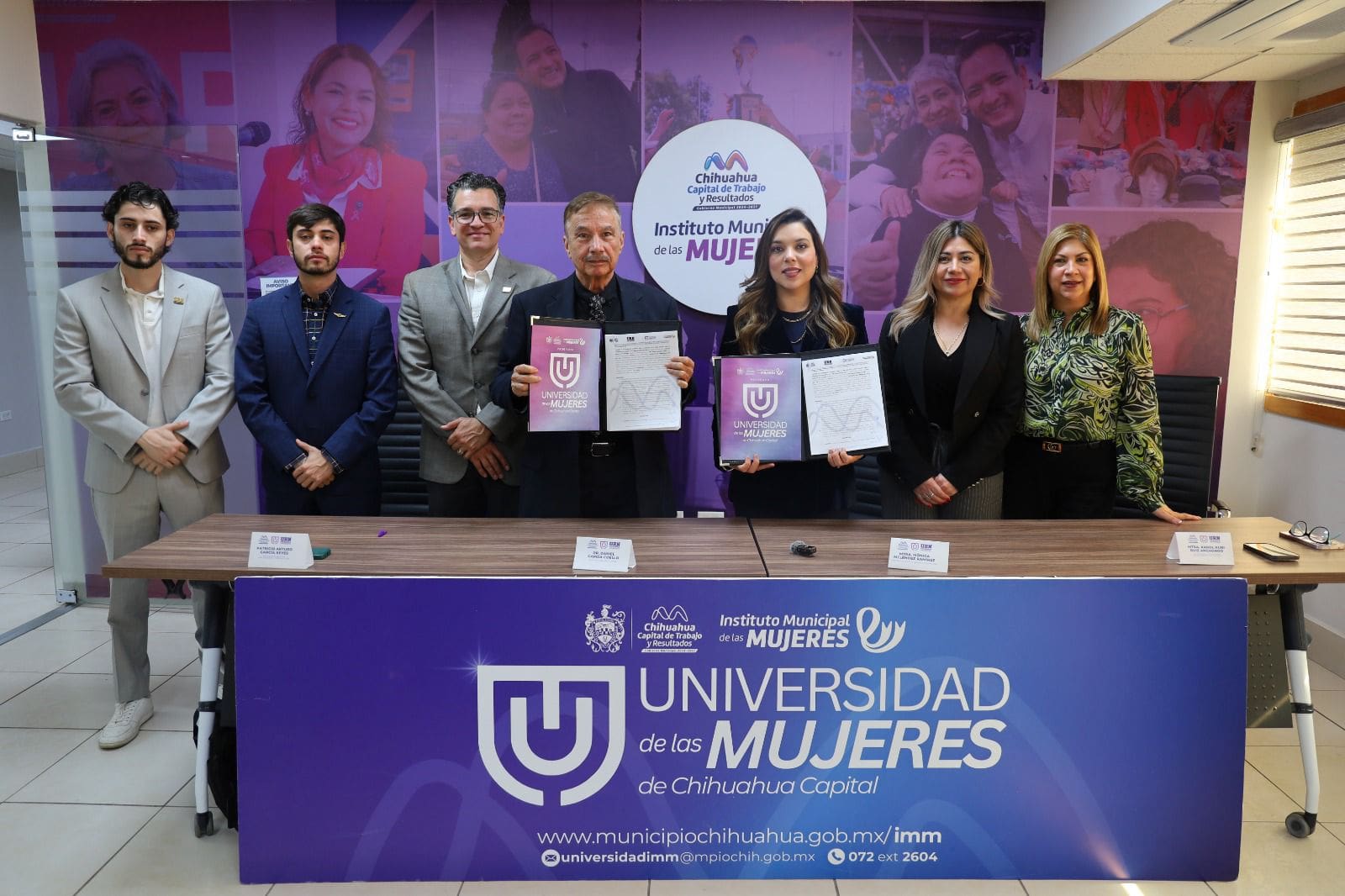 Firman alianza Municipio y URN en pro de la Universidad de las Mujeres