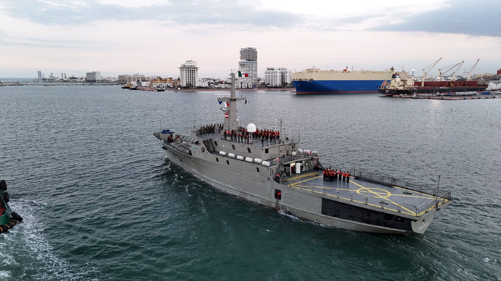 México envía víveres a Cuba a bordo de dos buques de la Armada