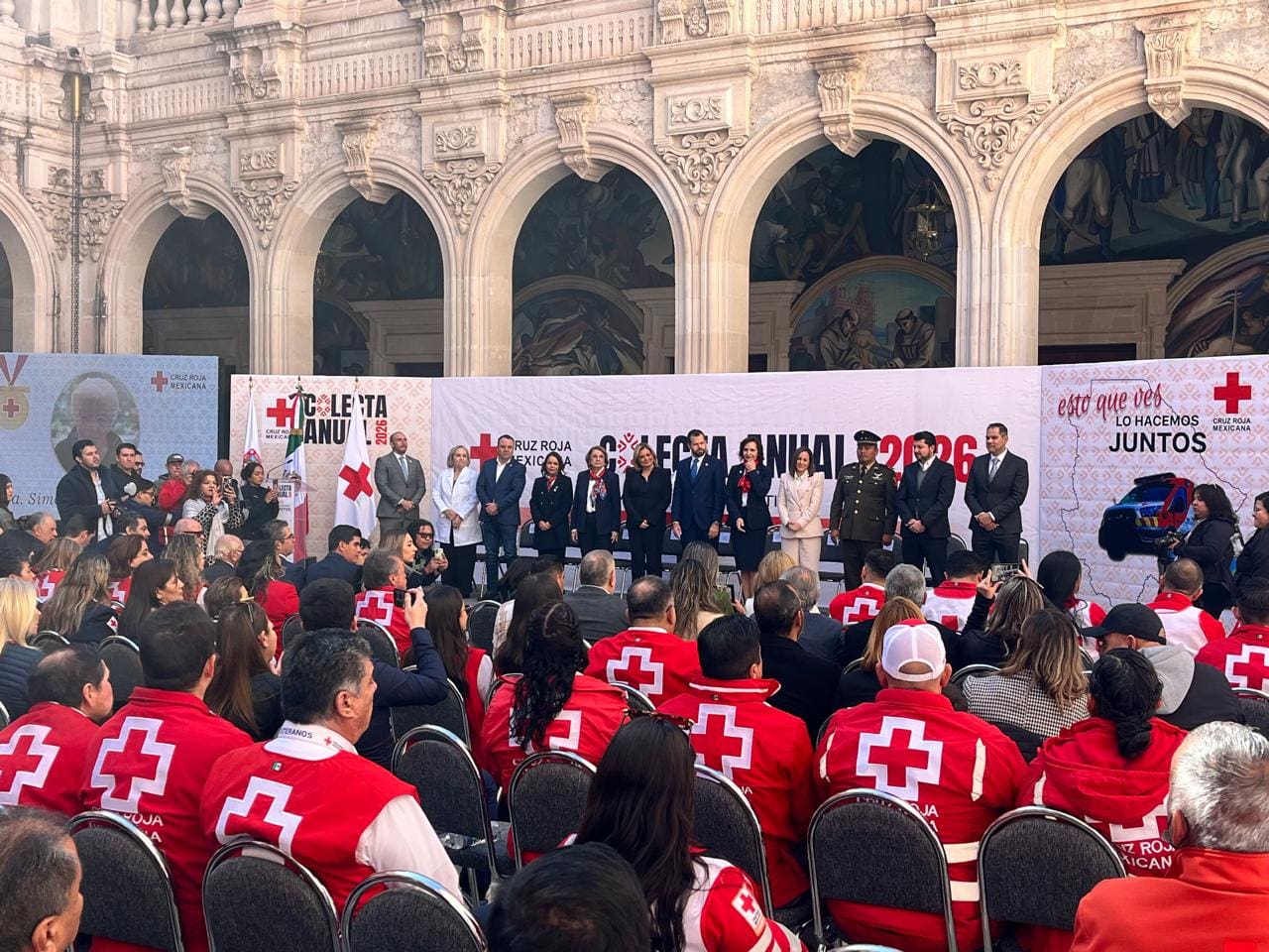 Encabeza Maru arranque de colecta de Cruz Roja 2026