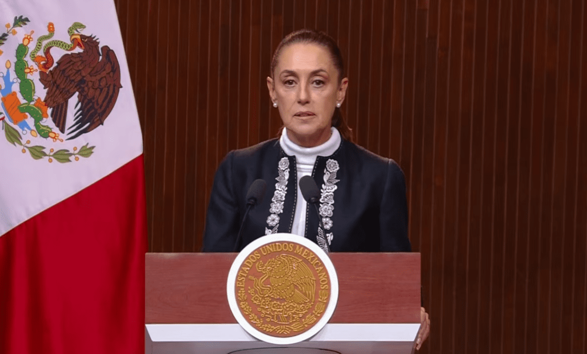 México «no se doblega, no se arrodilla ni se vende»; Sheinbaum