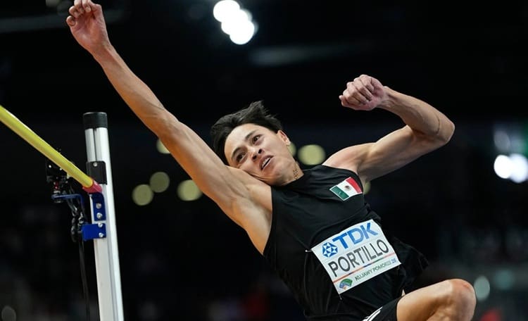 El chihuahuense Erick Portillo logra medalla de plata en Salto de Altura en el Mundial Indoor 2026
