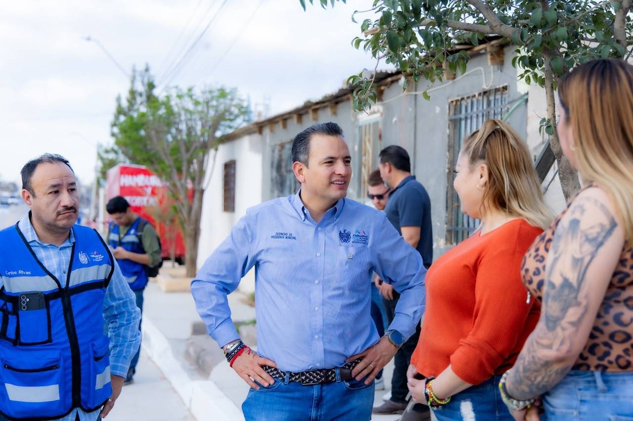 Supervisa Bonilla renovación de pavimento en la Barousse y Cerro Grande