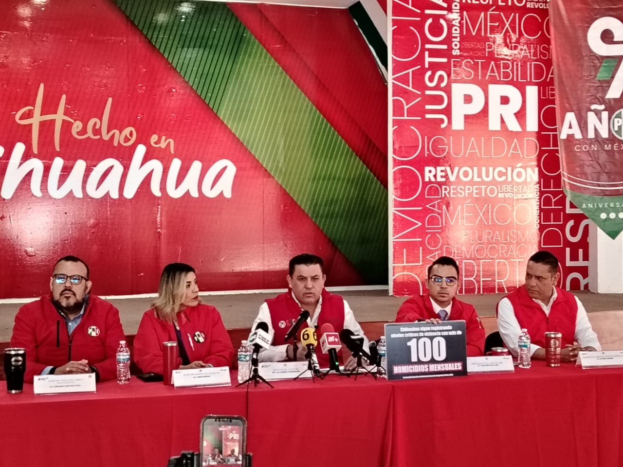 Alerta PRI por repunte de homicidios: Chihuahua promedia más de 100 asesinatos mensuales