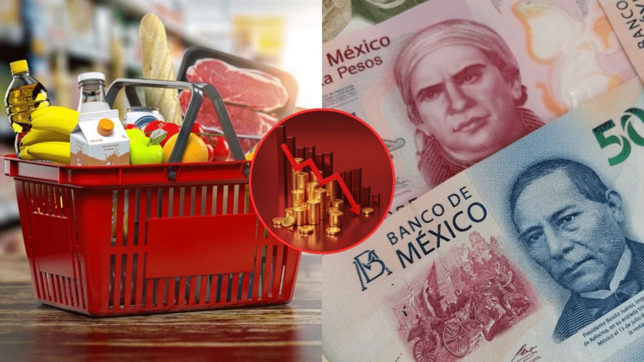 Aumenta inflación en México; alimentos y transporte presionan precios