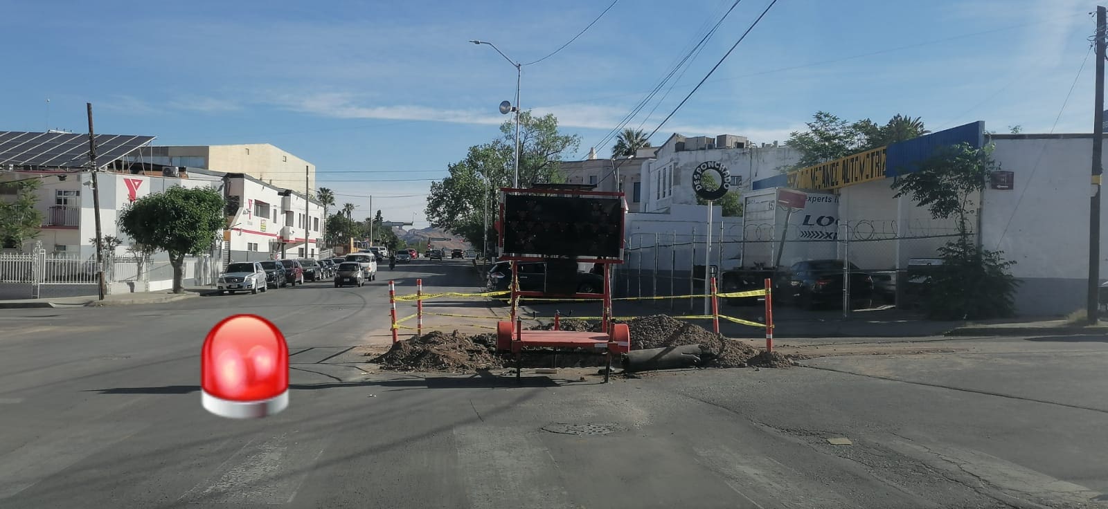 Obras de la JMAS colapsan circulación en dos puntos clave de la ciudad