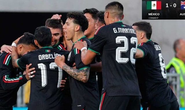 México gana Australia en un ensayo mas rumbo al mundial 2026