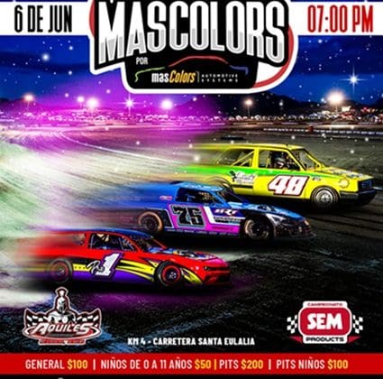 La tercera fecha nocturna se alista en el Aquiles Speedway Park