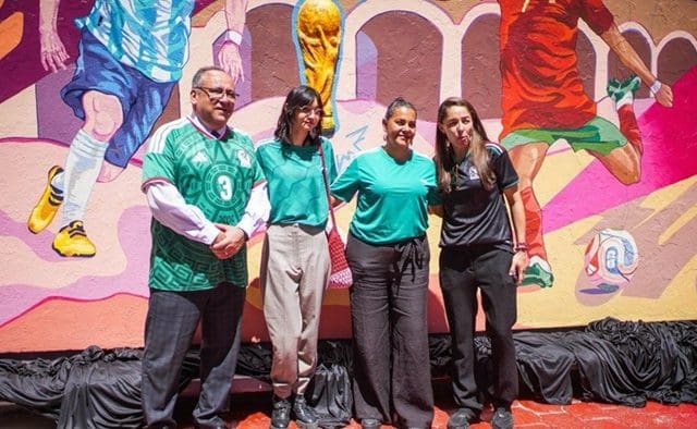 Devela la UACH el mural «Cultura que Juega, Mundo que Late».