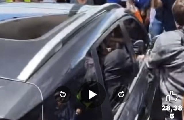 Con gritos de “¡Fuera Morena!” reciben a Ariadna Montiel y Andy López Beltrán en el aeropuerto de Chihuahua