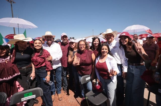 Multitudinaria concentración en Juárez fortalece liderazgo de Cruz Pérez Cuéllar dentro de Morena