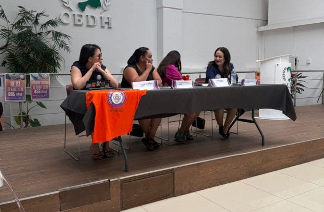 “Basta de simulación”: madres y colectivas se manifiestan en la CEDH; Chihuahua, único estado sin ley contra violencia vicaria