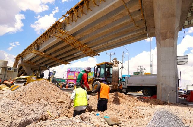 Alcanza 68% construcción de Paso Superior en Nogales e Industrias