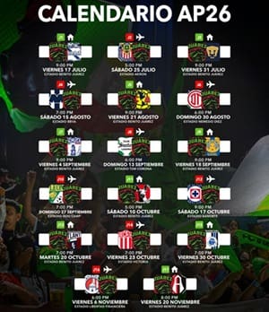 Bravos Fc Juarez iniciara en casa el Apertura 2026