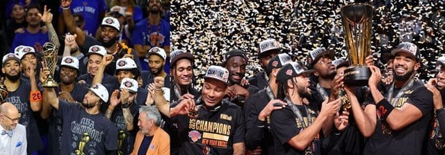 Knicks son flamantes campeones de la NBA