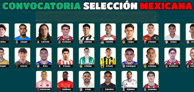 Javier Aguirre dio a conocer la lista de jugadores que van a representar a México en el mundial 2026