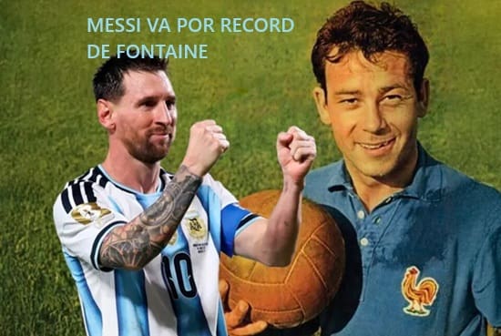 Lionel Messi va por récord de Just Fontaine