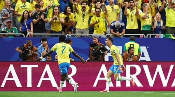 Brasil se mete a octavos de final