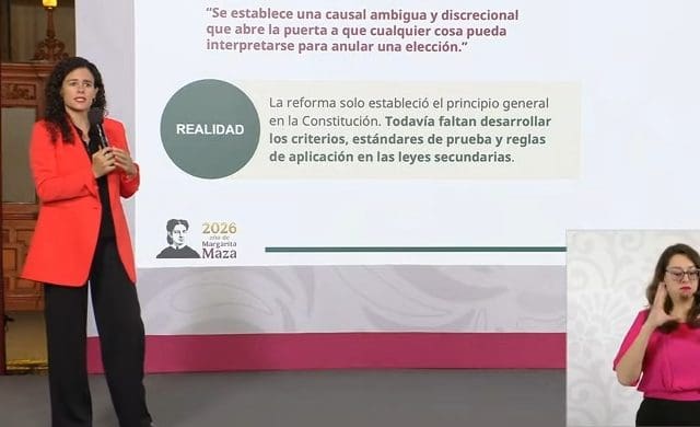 Leyes secundarias definirán cómo se anularán elecciones por intervención extranjera: Alcalde