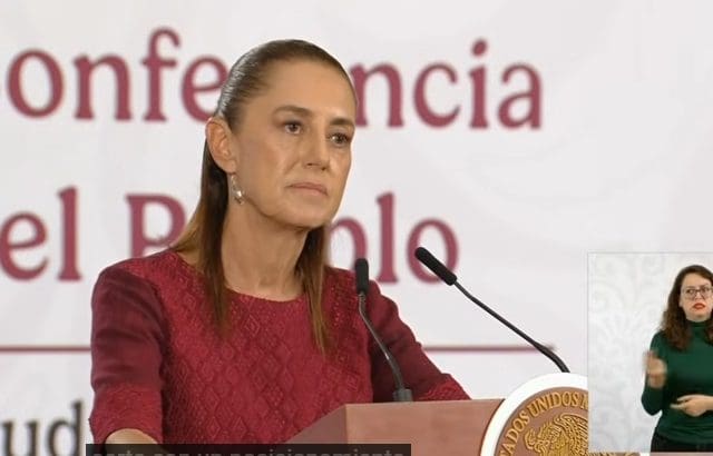 Sheinbaum celebra reaparición de AMLO