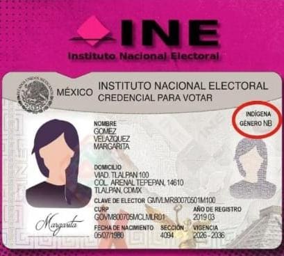 Nueva credencial del INE infalsificable