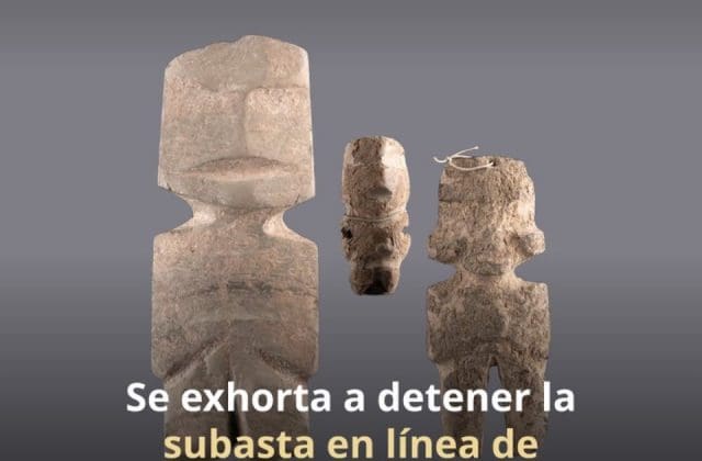 México exige frenar subasta en EU de 80 piezas arqueológicas