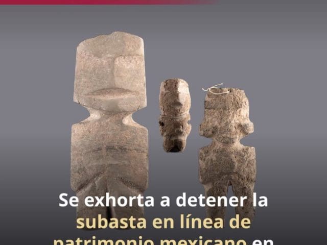 México exige frenar subasta en EU de 80 piezas arqueológicas