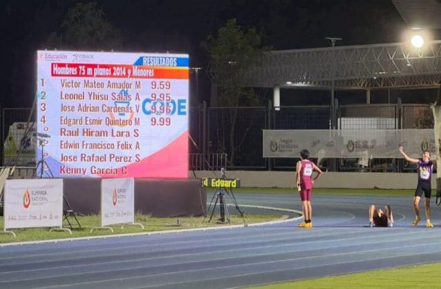 Chihuahuense sube al podio en Atletismo