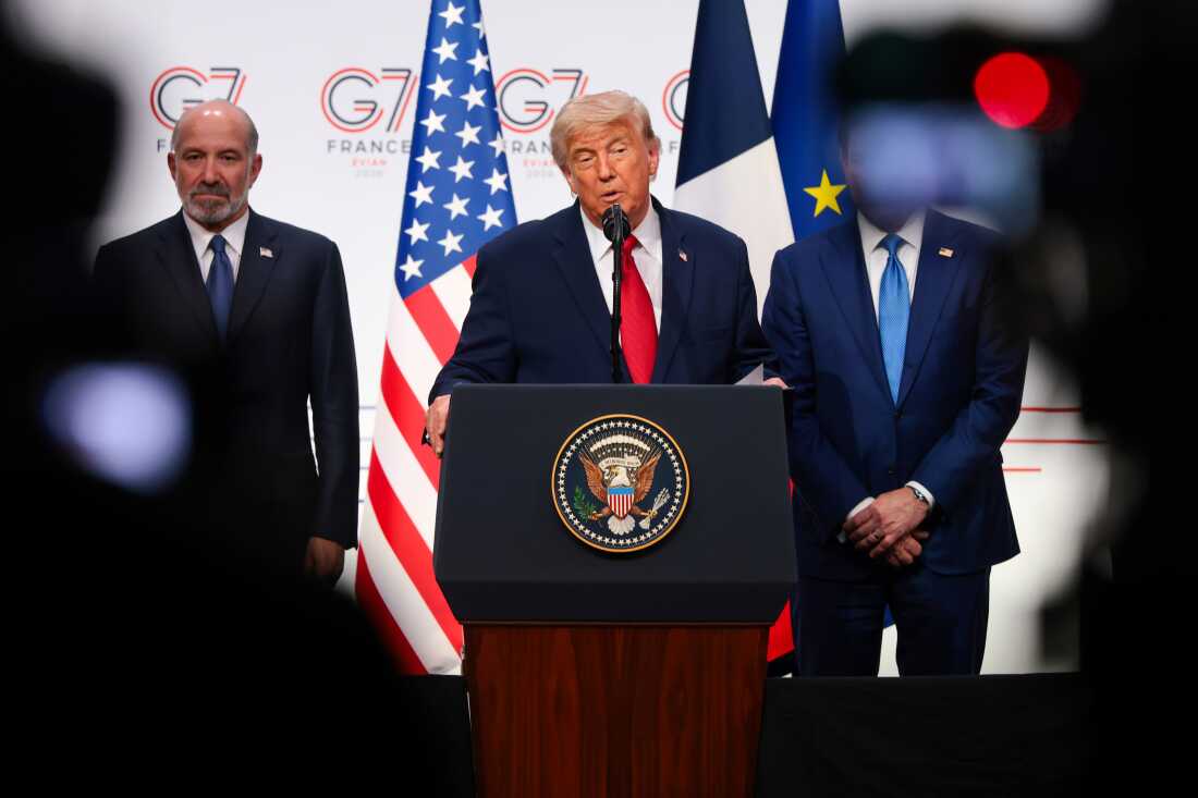 President Trump Attends G7 Summit In Evian, France
