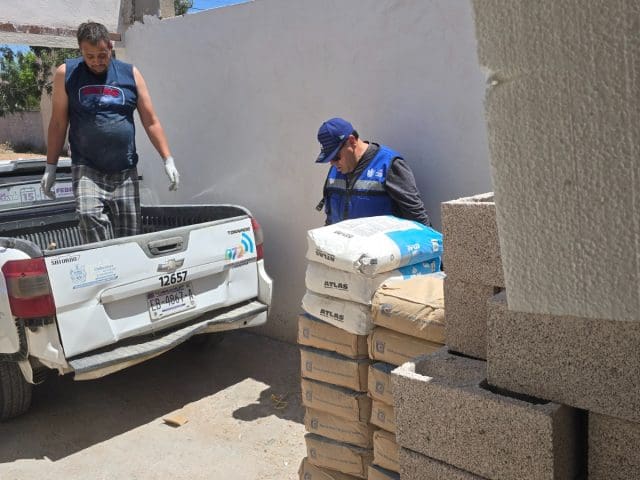 Apoya municipio a Ana María para construir una nueva habitación y mejorar el bienestar de su familia.