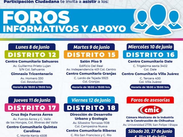 Se invita a la población a conocer sobre el presupuesto participativo 2027