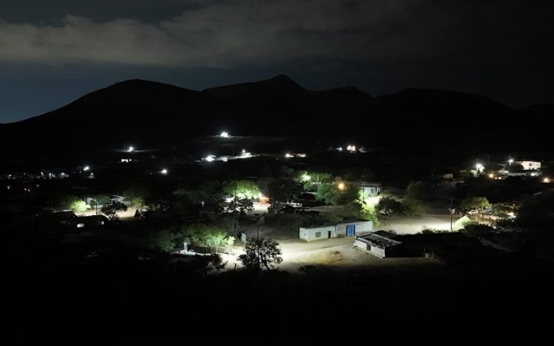 Avanza modernización rural: concluyen obras de alumbrado LED en 18 comunidades