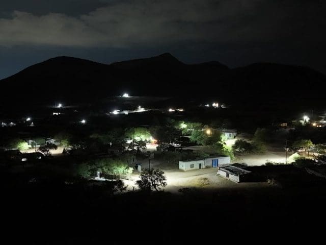 Avanza modernización rural: concluyen obras de alumbrado LED en 18 comunidades
