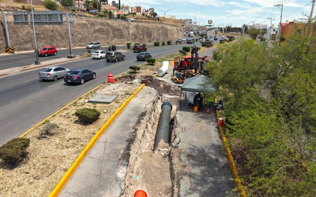 Continúan trabajos en la gaza vial que busca agilizar el tráfico en la capital