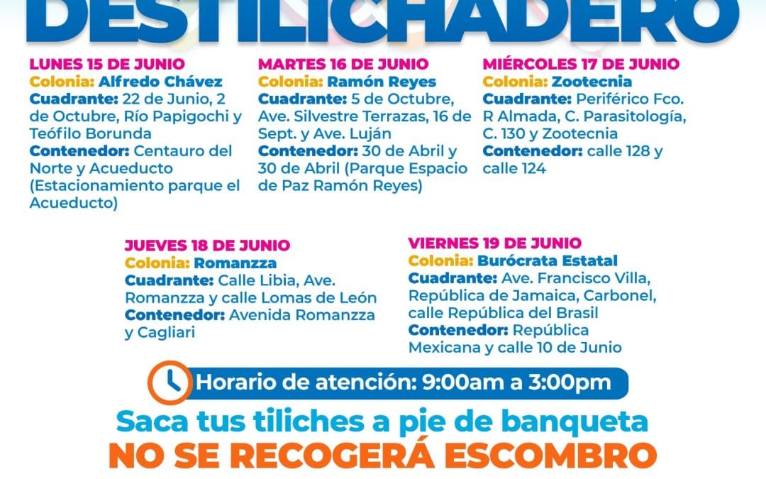 «Destilichadero» llegará a cinco colonias de ciudad Chihuahua