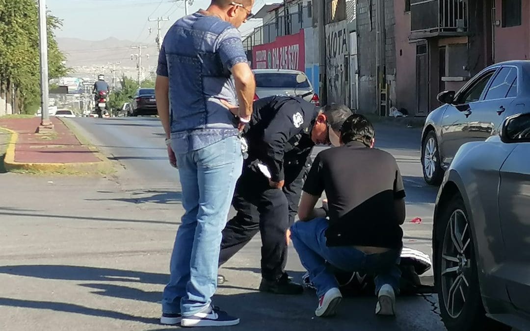 Motociclista queda gravemente herido tras fuerte choque en la Pacheco