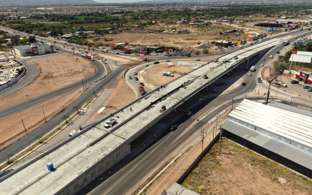 A punto de concluir: paso superior de Aldama alcanza un 78 % de avance