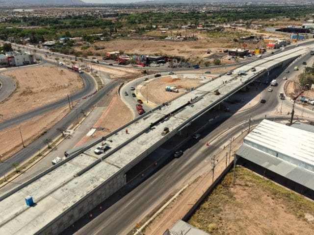 A punto de concluir: paso superior de Aldama alcanza un 78 % de avance