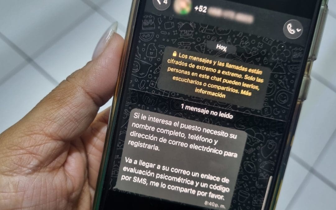 !Cuidado! falsas ofertas de empleo buscan robar tus cuentas y datos personales
