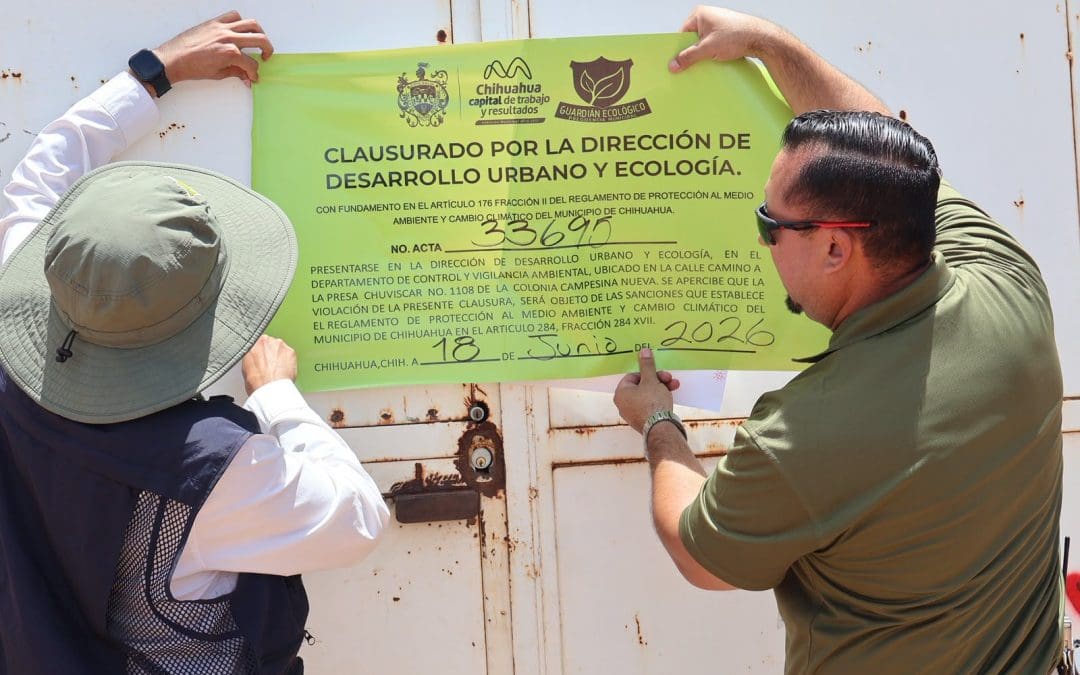 Clausuran 11 recicladoras tras operativo municipal en Chihuahua