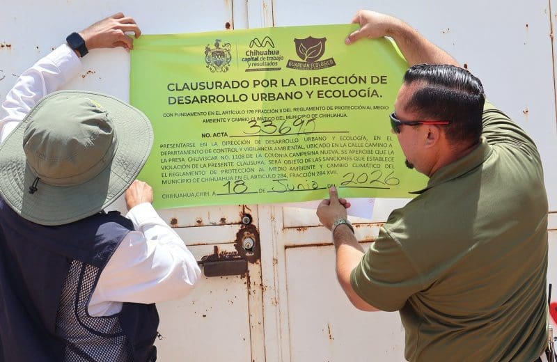 Clausuran 11 recicladoras tras operativo municipal en Chihuahua