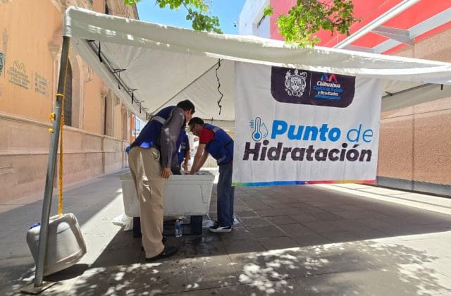 ¡Que no te gane el calor! municipio mantiene puntos de hidratación en el centro