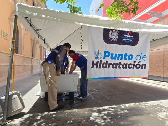 ¡Que no te gane el calor! municipio mantiene puntos de hidratación en el centro