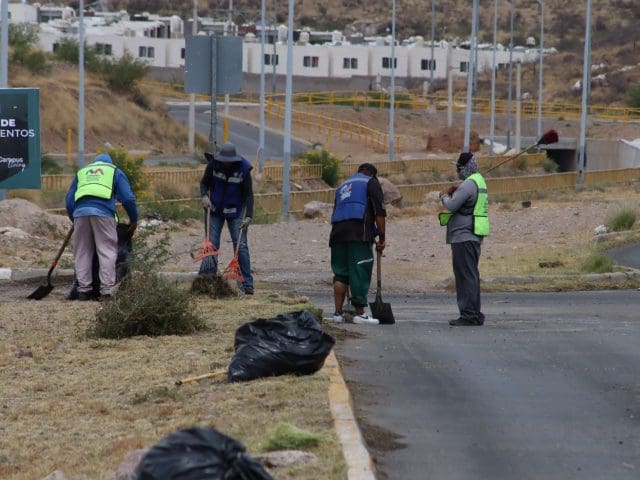 Municipio intensifica limpieza en avenidas al norte de la ciudad