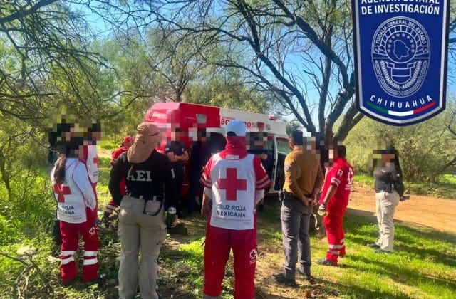 Realizan operativo de búsqueda de personas desaparecidas en tiro de mina de Parral