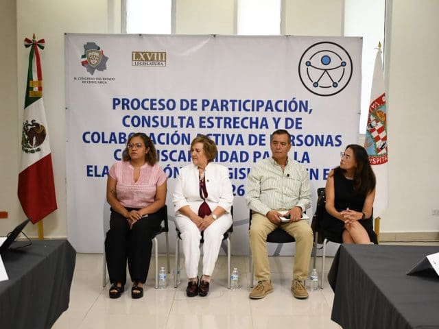 Concluye en Ciudad Juárez la consulta del Congreso a personas con discapacidad