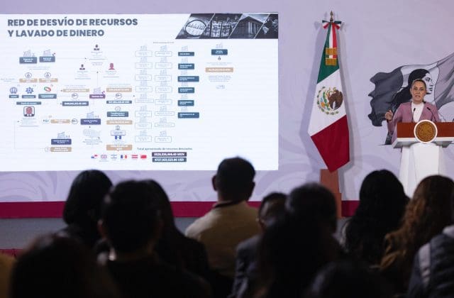 Sheinbaum anuncia que recursos recuperados del caso García Luna se destinarán a escuelas en Guerrero