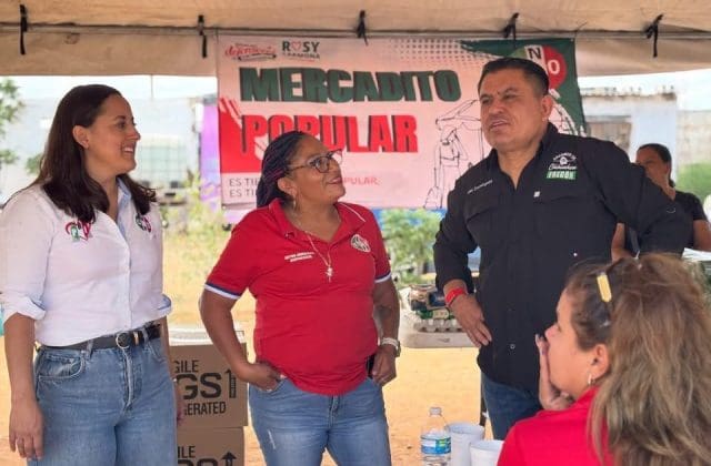 Rosy Carmona recorre las colonias de la capital, con jornadas comunitarias